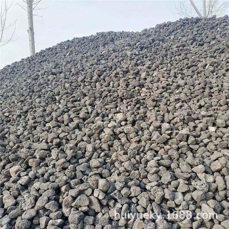 现货供应黑红色火山火石山岩60育苗/栽培基质