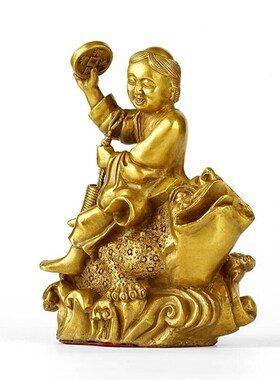 刘海戏金摆居件客厅家蟾桌面装饰品金蟾礼品中式