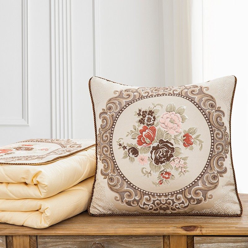 全棉抱枕被子两用加厚汽车车载靠垫冬季午睡多功能折叠靠枕,居家布艺,抱枕被,淘宝优惠券,粉丝福利购,淘宝优惠卷