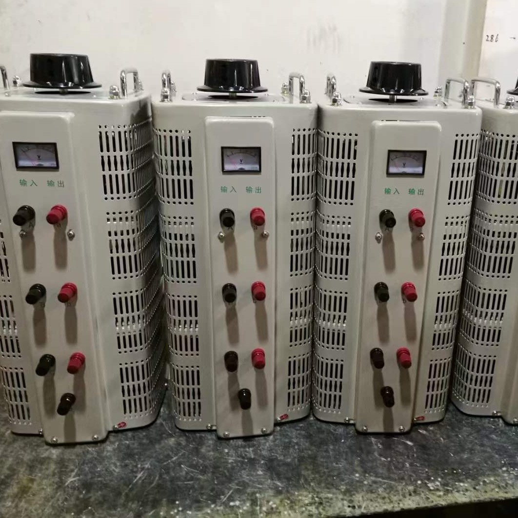 全铜380V调压器0-430/500可调接触式三相自耦变压器TSGC2J-3/15KW