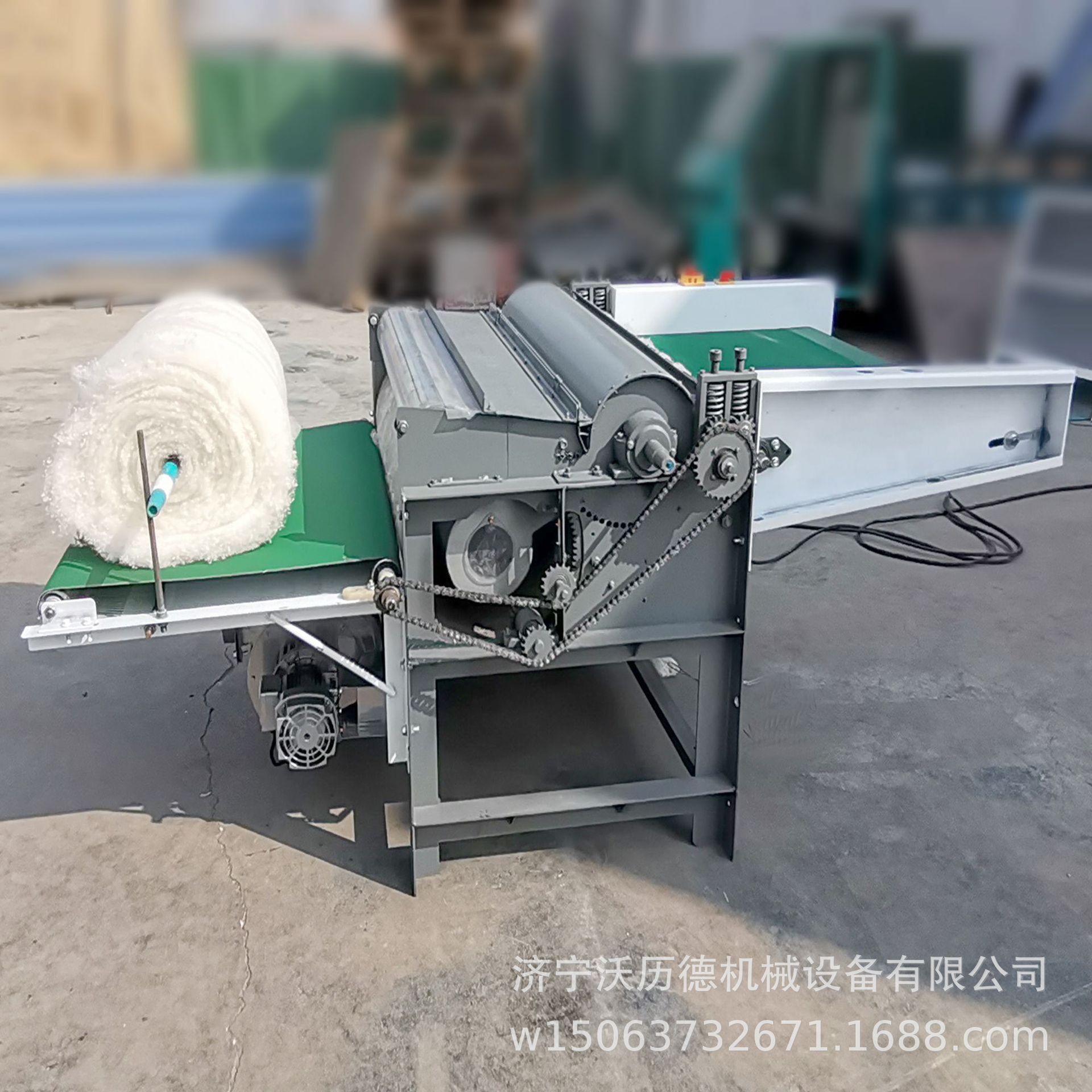 现货羊毛棉花旧被套弹棉机旧丝棉pp棉开松机毛线开松机羊毛梳理机