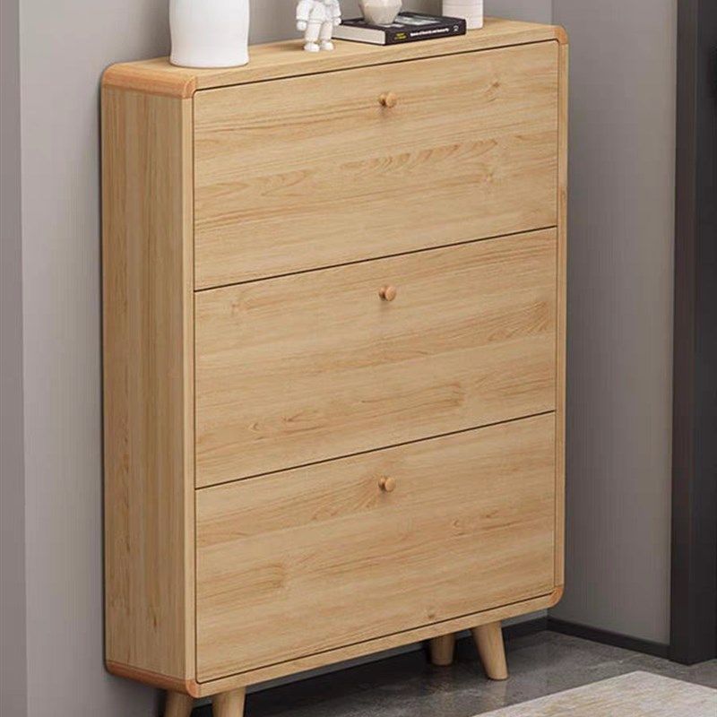 全实木鞋柜超薄极窄鞋柜家用门口入户门玄关柜一体翻斗收纳架鞋架,住宅家具,鞋柜,淘宝优惠券,粉丝福利购,淘宝优惠卷