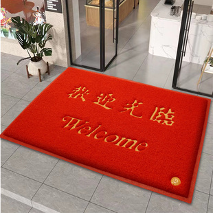 门厅迎宾垫欢迎光临门垫丝圈地垫门口垫入户脚垫定制商用酒店开业