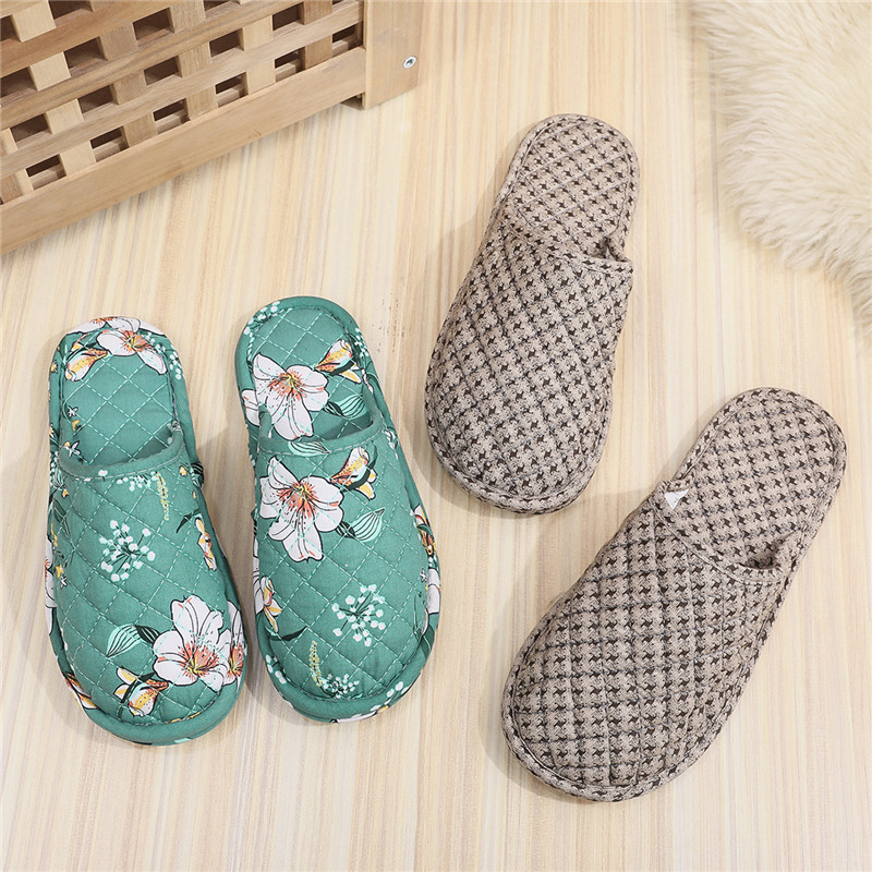 静音包头布底软底拖鞋室内家居家用地板地砖无声男女秋冬保暖拖鞋,居家布艺,居家棉拖/棉鞋,淘宝优惠券,粉丝福利购,淘宝优惠卷