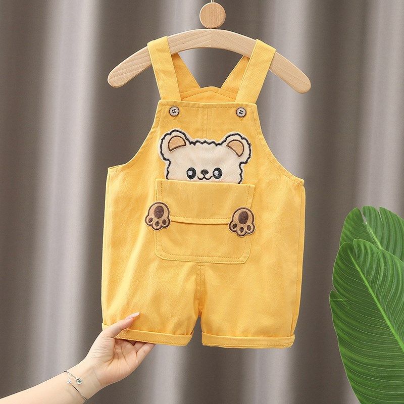 2025新款儿童背带短裤韩版裤子男女童夏款婴儿短裤宝宝休闲吊带裤,童装/婴儿装/亲子装,裤子,淘宝优惠券,粉丝福利购,淘宝优惠卷