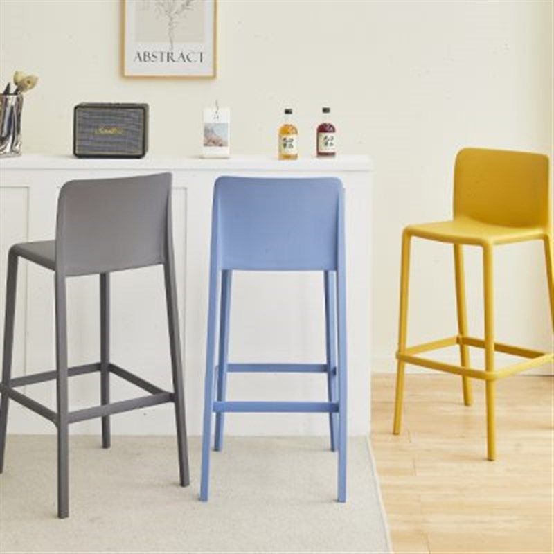 北欧吧台椅家用现代简约高脚凳网红塑料高椅子户外酒吧椅吧台凳子,住宅家具,家用高脚椅,淘宝优惠券,粉丝福利购,淘宝优惠卷