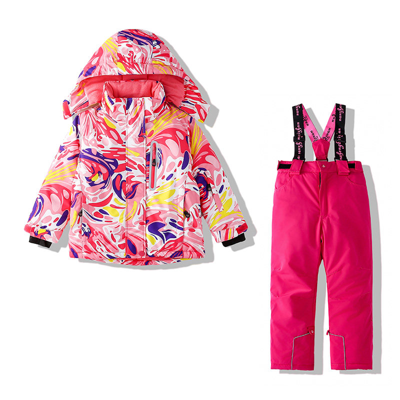 儿童滑雪服女童加厚防风防水棉衣冲锋衣冬季雪地滑雪衣裤套装女孩,童装/婴儿装/亲子装,儿童滑雪服,淘宝优惠券,粉丝福利购,淘宝优惠卷