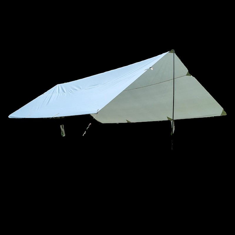 加厚黑胶天幕户外露营帐篷防雨防晒防紫外线便携式牛津布涂银遮阳