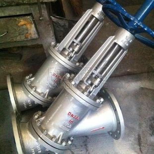 欣弘阀门 高温高压美标法兰氧化铝 JS545Y 150LB伞齿轮Y型料浆阀