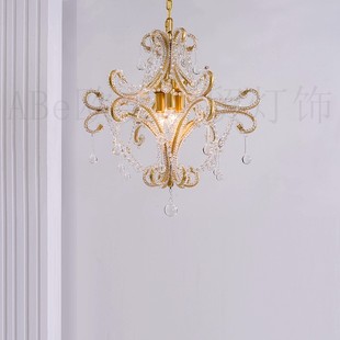 ABe爱贝灯饰 玲珑吊灯风法式客厅公主房衣帽间卧室灯