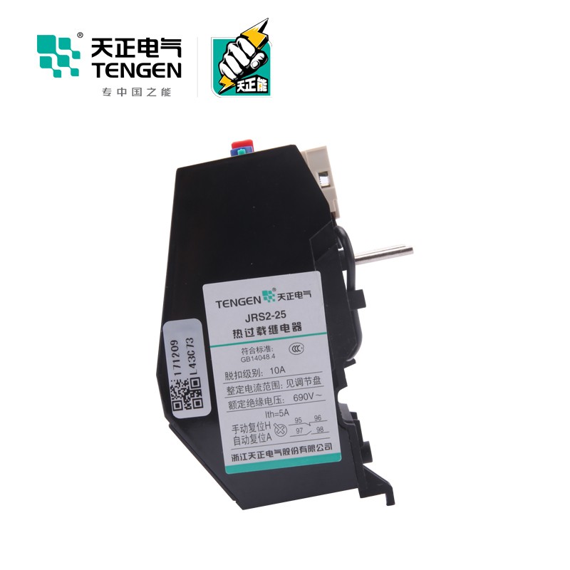 天正电气热过载继电器热继电器保护开关过载保护器JRS