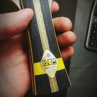 乒乓球底板球拍7层碳素张继科ZLC球拍成品拍DIY快攻弧圈横拍 直拍