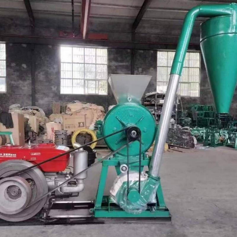 25马力柴油粮食谷物粉碎机木薯干粉碎机化工原料60目磨粉机