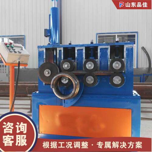 立式液金属型材压盘管品佳机角钢扁铁自动卷机蒸发盘管器弯圆曲成