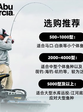 ABU/阿布BMAX III 3代远投纺车轮23新款金属泛用微物路亚轮打黑轮