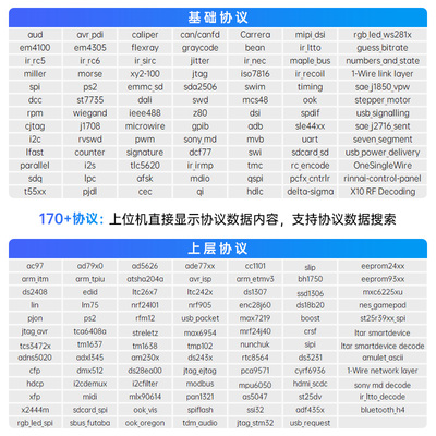 正点原子逻辑分析仪 DL16 16通道ARM FPGA STM32调试器协议解码