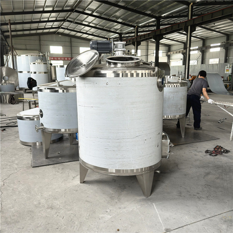 食品级不锈钢搅拌罐 混合罐 带加热冷却夹套 变频调速
