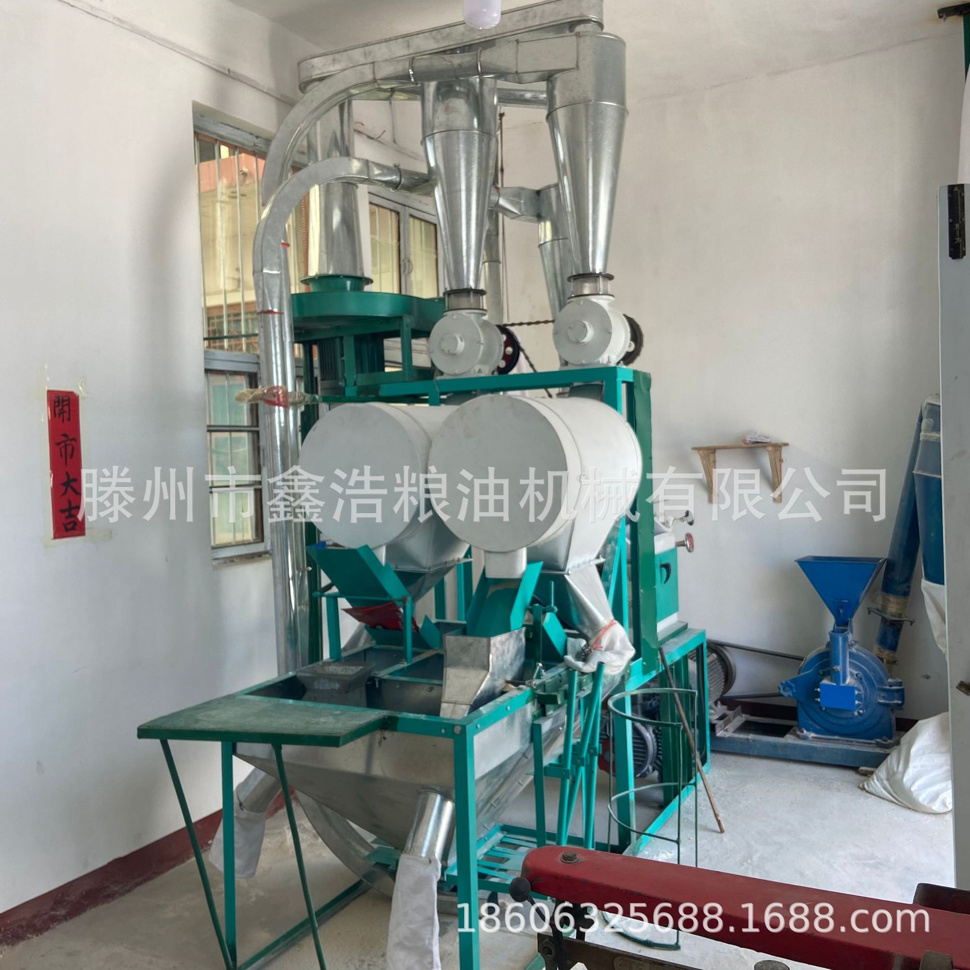 全自动商用小麦玉米打面机 粮食加工设备皮心分离磨面机