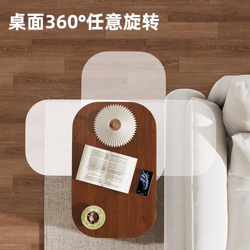 中古可移动升降小推车沙发边几客厅茶几零食置物架家用简易桌子