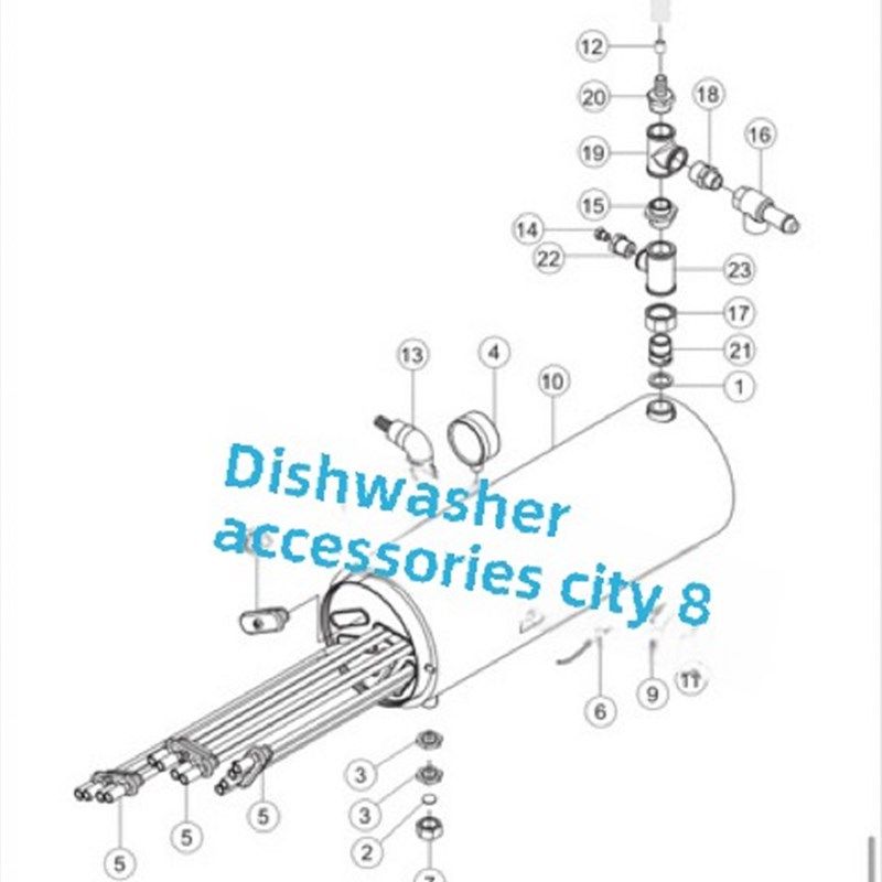 Horbo  a洗碗机加热盒00 976 00增压管组件,清洗/食品/商业设备,商用洗碗机,淘宝优惠券,粉丝福利购,淘宝优惠卷