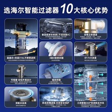 海尔前置过滤器家用智能全自动反冲洗全铜防爆全屋银河净水器1400