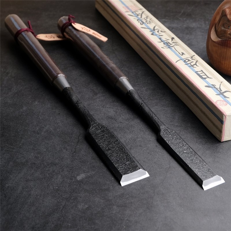 田斋木目造木工铲扁铲木纹大平铲木型薄凿手打青纸钢