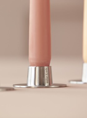 Eser Er烛台烛盘蜡烛底座金属底盘家用亮光金轻奢装饰