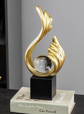 客厅球摆件轻奢高档电视柜装饰品桌面玄关