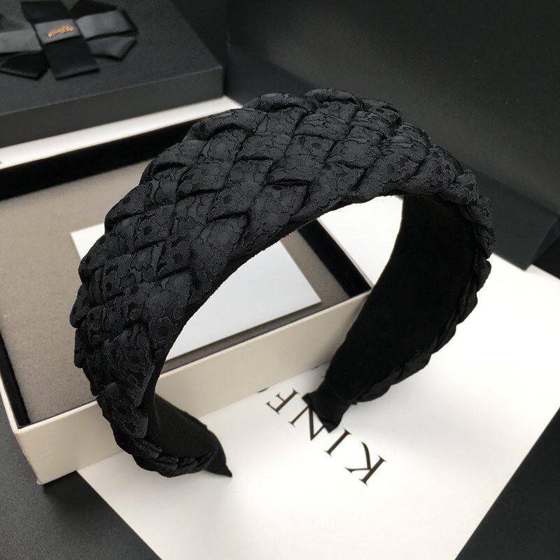 麻花辫发箍宽边布艺编织头箍韩版辫子发卡2024新款高级感发捆发饰
