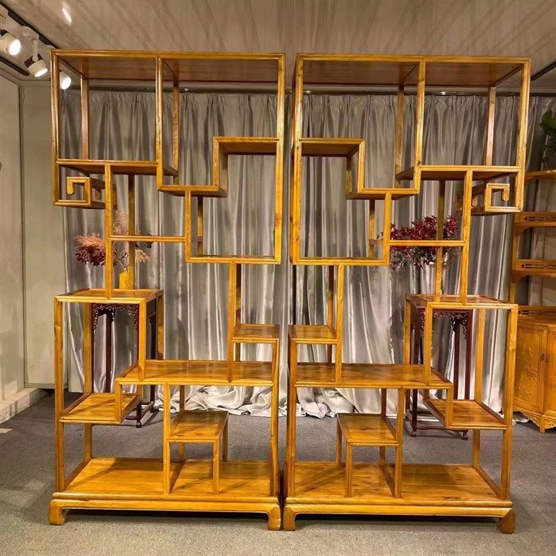 金丝楠木博古架小叶桢楠古董架书架多宝阁古典中式实木隔断书柜,住宅家具,红木博古架,淘宝优惠券,粉丝福利购,淘宝优惠卷