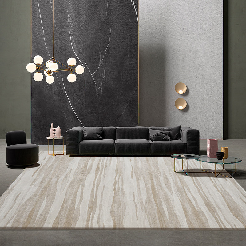 轻奢现代简约地毯客厅别墅茶几毯地垫床边毯高级北欧卧室素色极简,居家布艺,地毯,淘宝优惠券,粉丝福利购,淘宝优惠卷