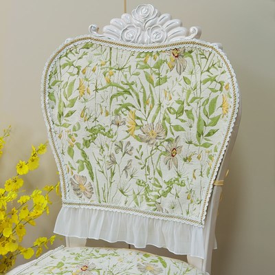 美式餐椅垫坐垫四季通用防滑2025新款轻奢高级感欧式餐桌椅子套罩