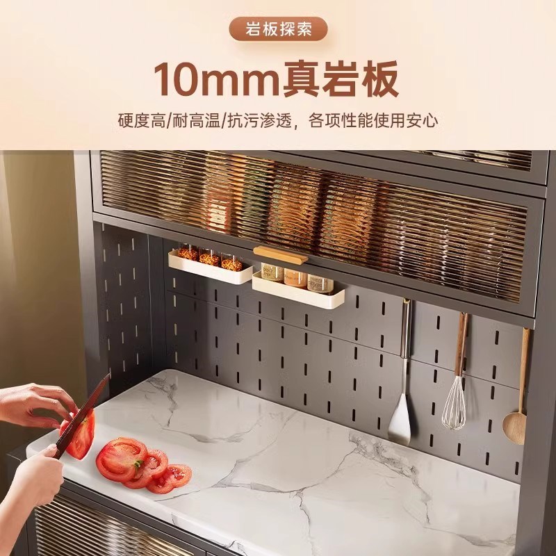 厨房置物架餐边储物柜落地多层烤箱微波炉锅电器多功能收纳橱柜子
