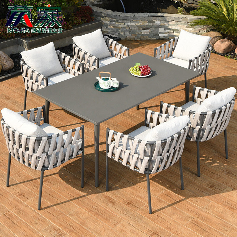 户外北欧桌椅别墅庭院家具阳台桌椅藤椅三五件套花园铝合金桌餐桌,住宅家具,桌椅套件,淘宝优惠券,粉丝福利购,淘宝优惠卷