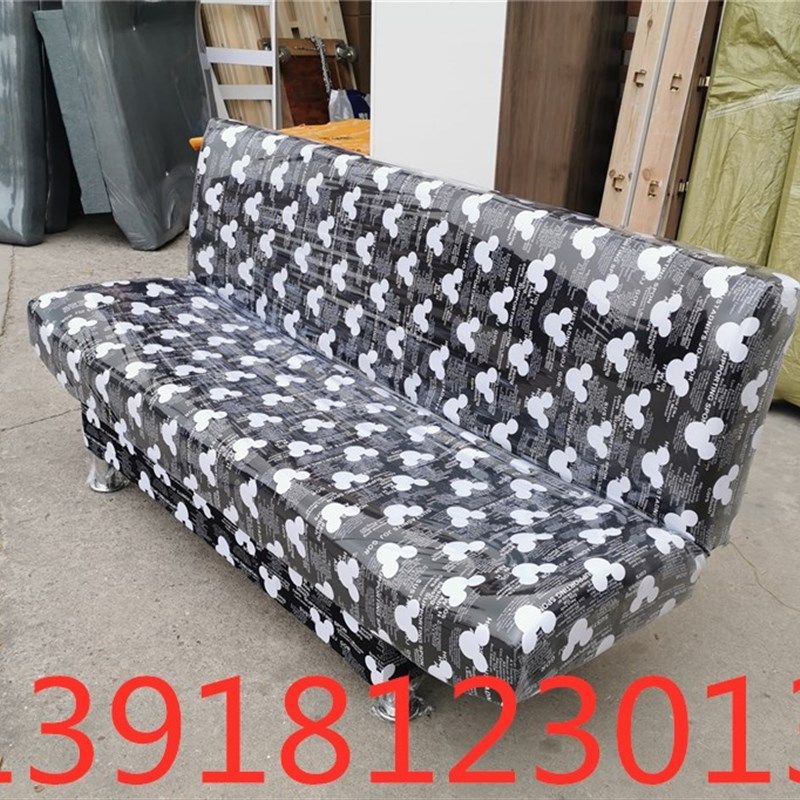 无扶手两用沙发床三人沙发床 休闲沙发简易沙发折叠布艺双人沙发,住宅家具,布艺沙发,淘宝优惠券,粉丝福利购,淘宝优惠卷