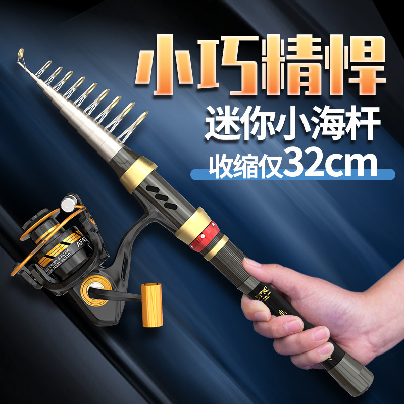 远投迷你小海竿抛竿套装超硬短节矶钓鱼竿海钓钢笔裸竿路亚竿甩竿,户外/登山/野营/旅行用品,海钓竿,淘宝优惠券,粉丝福利购,淘宝优惠卷