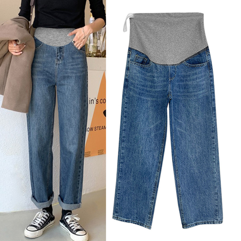 孕妇装春装直筒孕妇牛仔裤九分裤春秋薄款孕妇裤子外穿春季阔腿裤,孕妇装/孕产妇用品/营养,孕妇休闲裤,淘宝优惠券,粉丝福利购,淘宝优惠卷
