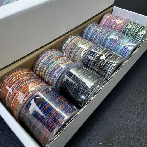 泽阳线业纯色股线/段染股线18股分装套盒编手绳项链绳新手DIY套装