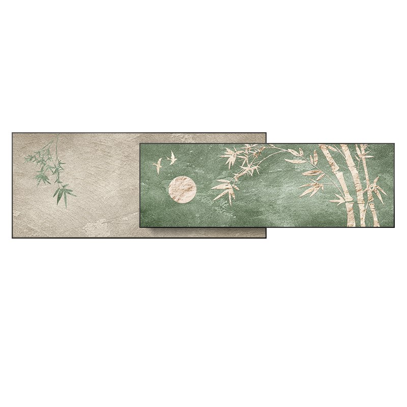 网红侘寂风新中式竹子客厅装饰画沙发背景墙挂画现代简约卧室床头图片