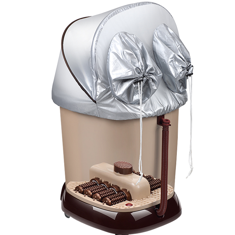 美尔润足浴盆全自动按摩熏蒸深桶泡脚桶电动洗脚盆加热足疗机浴器