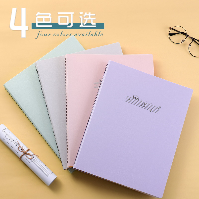 a4乐谱夹文件夹透明插页式钢琴谱夹歌谱吉他古筝架子鼓多层曲谱夹
