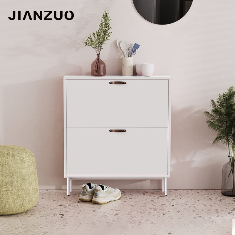 简作超薄翻斗鞋柜家用门口小户型玄关入门柜子简约省空间收纳鞋架