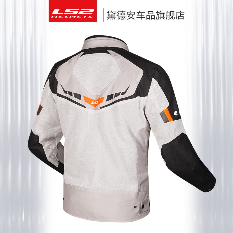 LS2摩托车骑行服套装骑行裤男女机车赛车服夏季网眼透气越野夹克