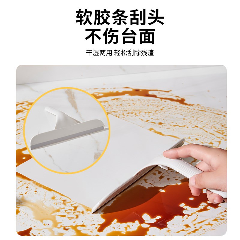 厨房垃圾桶壁挂式家用带刮板桌面厨余湿拉圾专用桶多功能2024新款