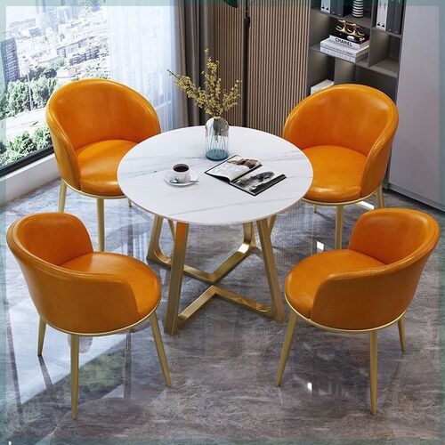 洽谈桌椅组合售楼处阳台休闲桌椅家用小户型小圆桌咖啡厅桌椅组合