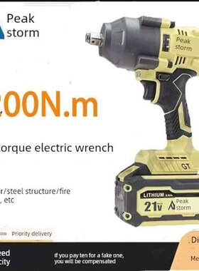 风宝Fb0N无刷锂电池可充电扳手大扭矩汽车修理工业框架工业钢结构