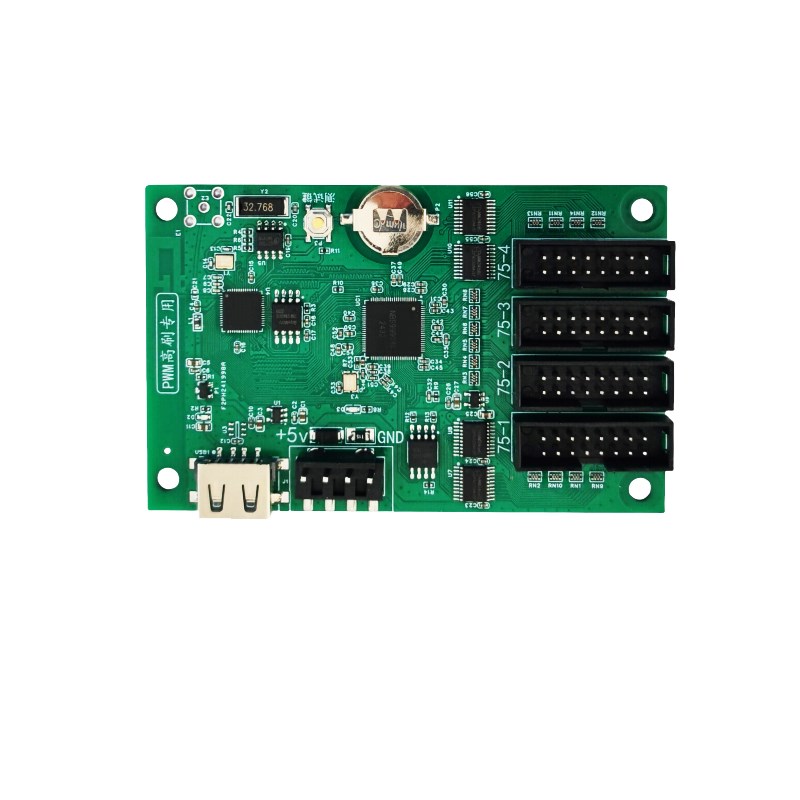 瑞合信控制卡RHX8-PW4全彩卡支持高刷板led显示屏灯杆屏无线卡