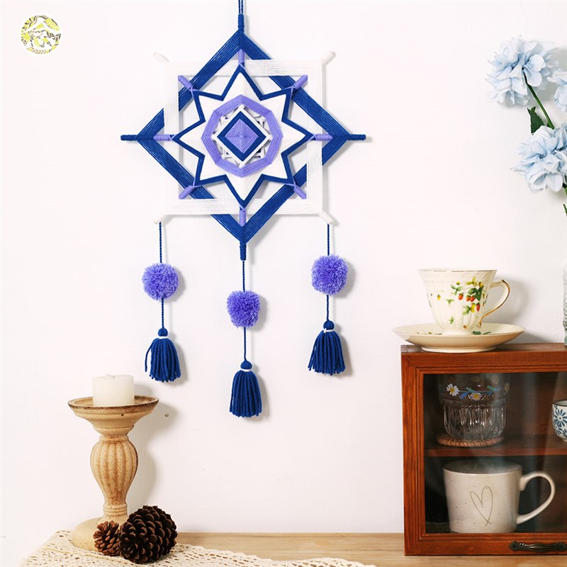 格桑丨绕线曼达拉手工编织材料包 亲子手工活动绕毛线diy墙饰壁挂