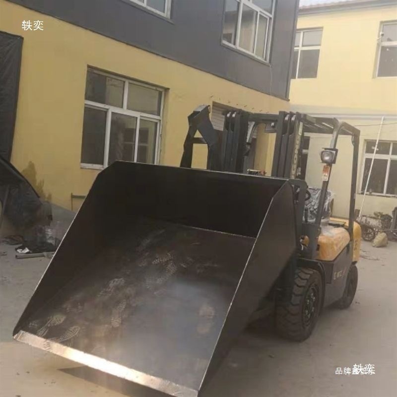 叉车铲斗废料斗叉车属具叉车倾翻斗定.制叉车配件五年质保