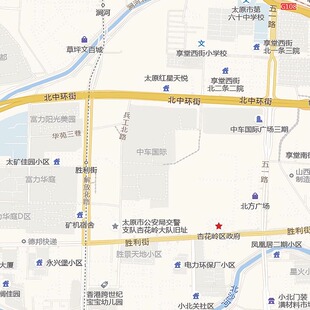 2022新款太原市城区地图办公室挂图高清防水墙壁装饰实物推荐定制